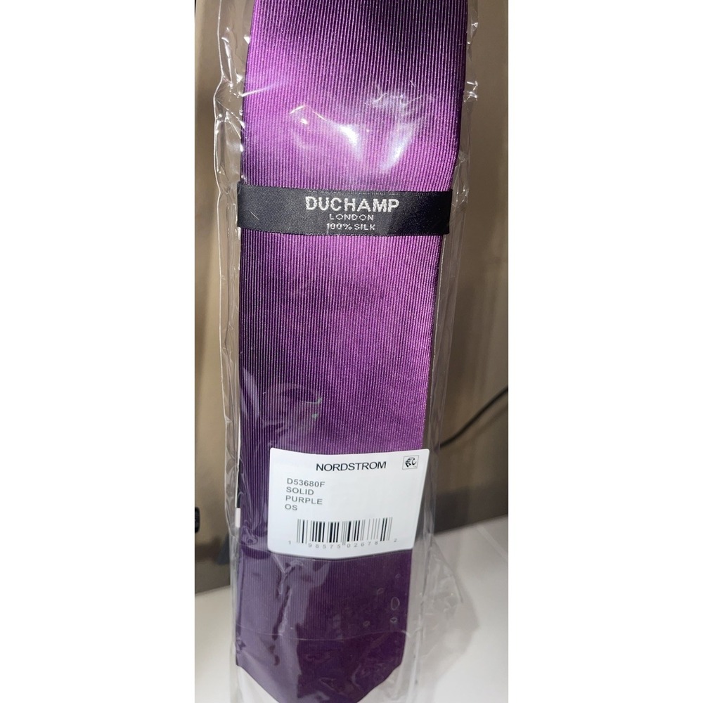 Duchamp Solid Silk Tie Purple * Sleek * Sexy Cute